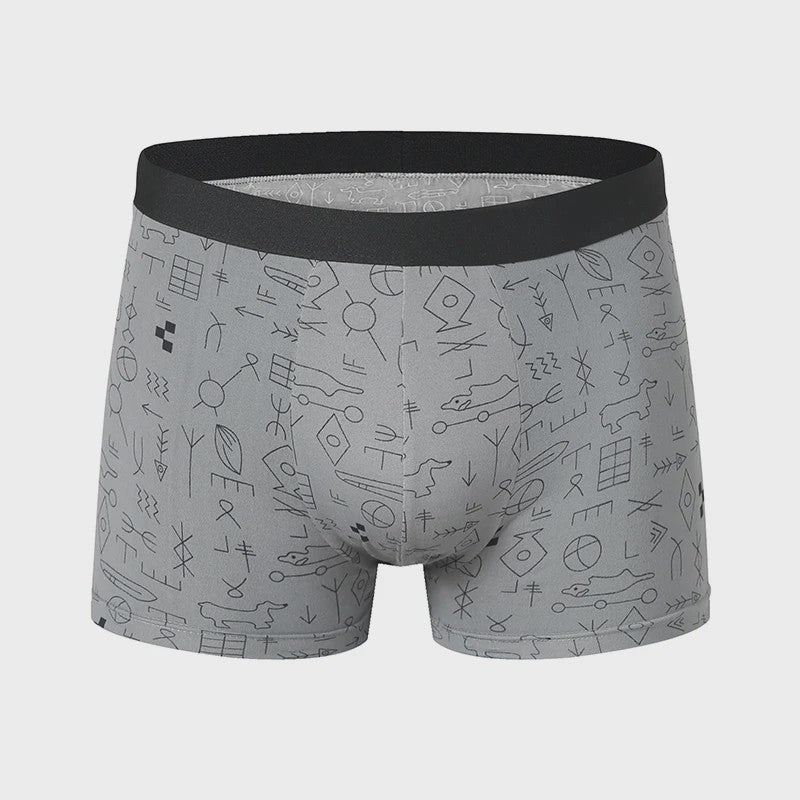 4-delige Set Heren Boxershorts - Sneldrogend, Comfortabel & Trendy Design