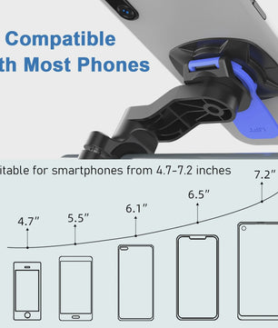Universele Motor & Fiets Telefoonhouder - 360° Draaibaar & Afneembaar