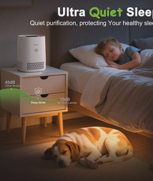 Chuboor Luchtreiniger H13 HEPA met WiFi & App Bediening - Stil & Compact voor Ruimtes tot 20m²