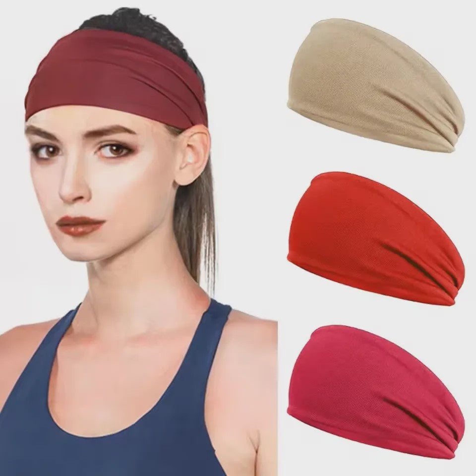 Sport Hoofdband - Zweetabsorberend & Antislip voor Mannen en Vrouwen