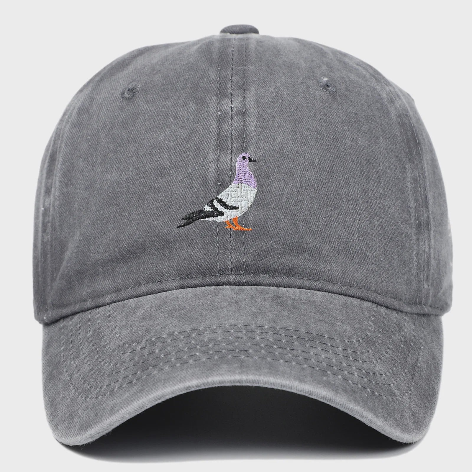 Baseballpet met Duivenborduring - Casual Mode voor Alle Seizoenen