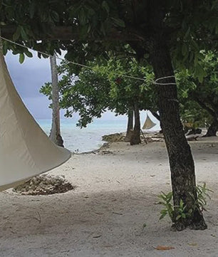 Waterproof Hangmat Dubbele Schommelstoel Cacoon - Binnen & Buiten Gebruik, Incl. Ophangkit