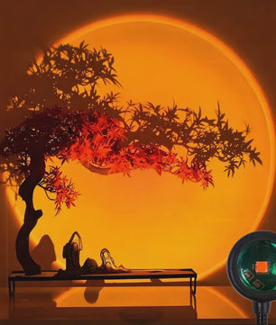 Sunset Projector Lamp - Sfeerverlichting met Art Deco Stijl