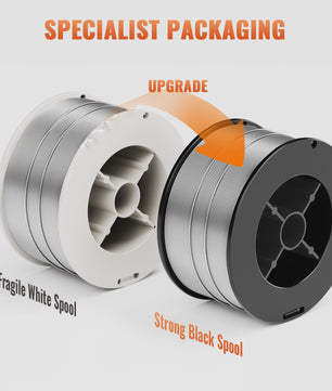HITBOX Aluminium MIG Flux Cored Lasdraad 1.0mm - 0.5KG (ER5356-GS) voor Staal & IJzer