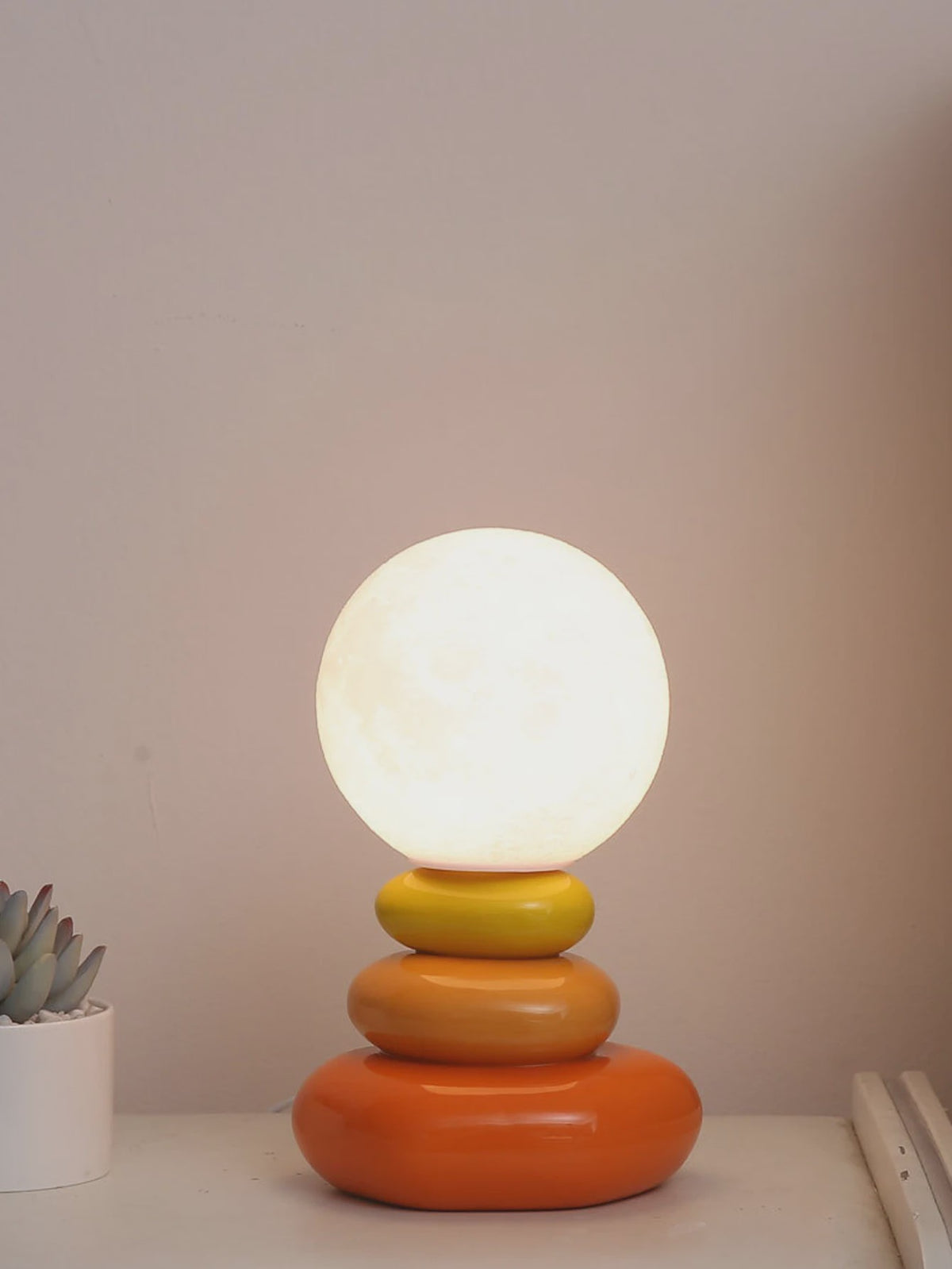 Keramische LED Tafellamp - Sfeerverlichting voor Slaapkamer & Bureau