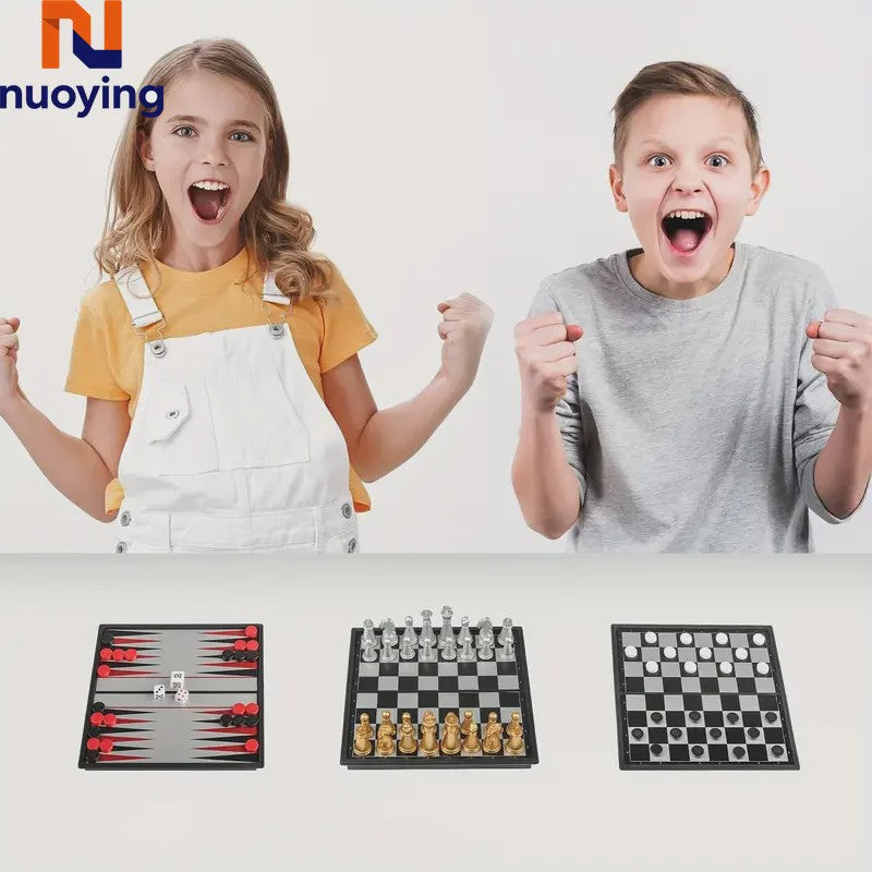 Magnetisch Schaakspel - Opvouwbaar en Draagbaar Schaken voor Kinderen en Volwassenen