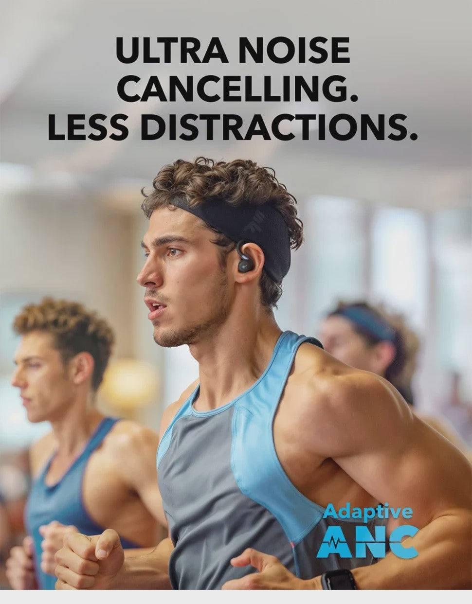 Soundcore Sport X20 Draadloze Oordopjes met Flexibele Oorhaken en Noise Cancelling