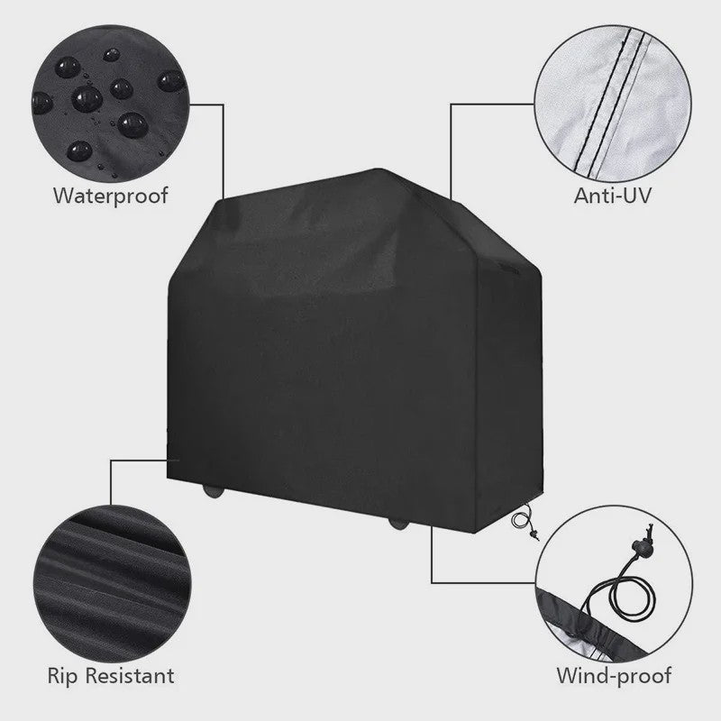 Waterdichte BBQ Grillhoes - Heavy Duty & UV-bestendig - Beschermhoes voor Buiten Grills