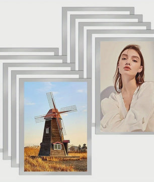 10x Zelfklevende Magnetische Fotolijsten A4 - Flexibel & Herpositioneerbaar