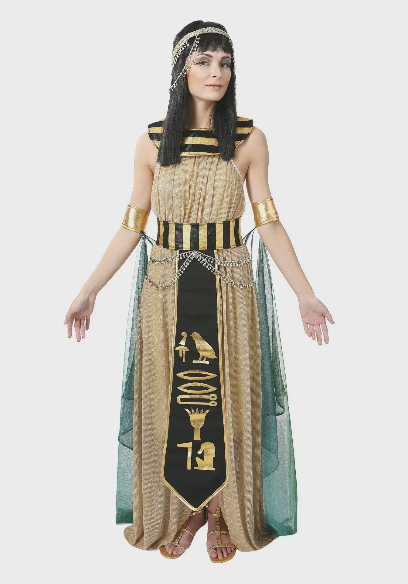 Egyptische Farao & Cleopatra Kostuum Set - Heren & Dames - Halloween & Carnaval