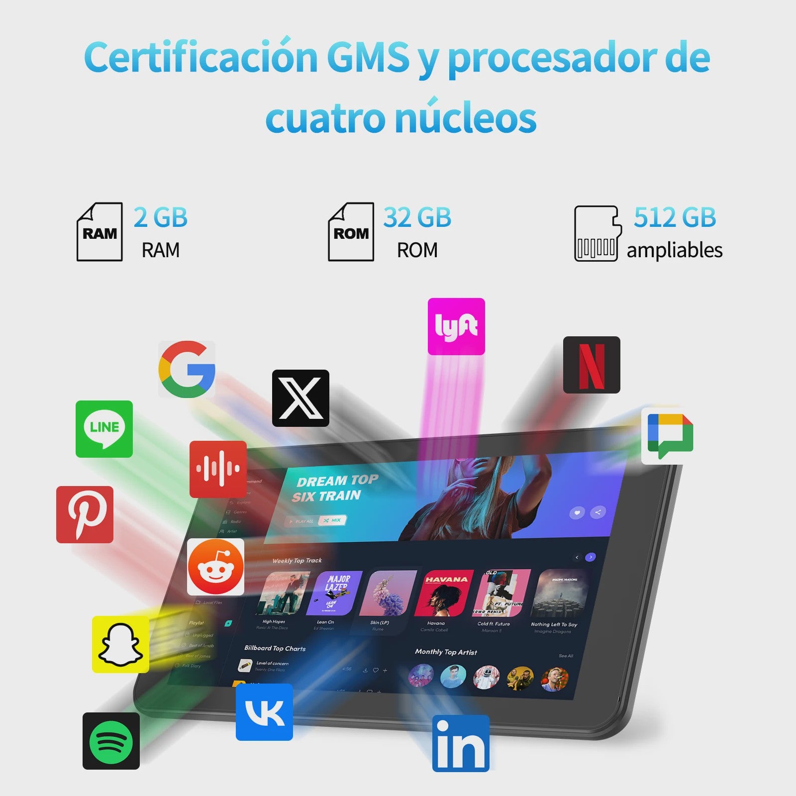 PRITOM 7 Inch Tablet PC met Android 13, 32GB Opslag en Beschermhoes