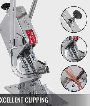 SucceBuy U-Vorm Worst Clipper Machine - Handmatig Plastic Zak Sluitmachine