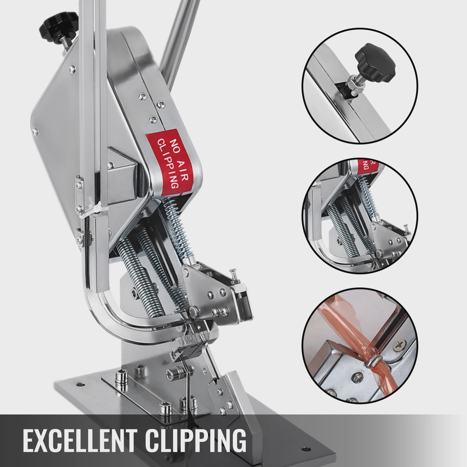 SucceBuy U-Vorm Worst Clipper Machine - Handmatig Plastic Zak Sluitmachine