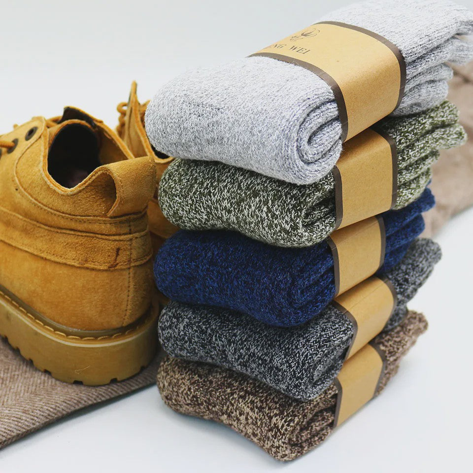 Warme Heren Merino Wol Sokken - Super Dik & Comfortabel voor de Winter