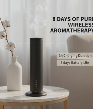 Draadloze Etherische Olie Diffuser met Bluetooth & Oplaadbaar - Koude Lucht Aromatherapie