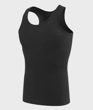 Comfortabel Heren Basic Katoen Tanktop - Slim Fit & Ademend