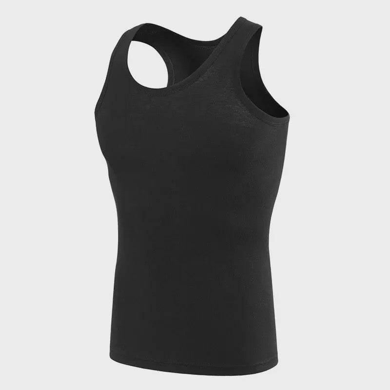 Comfortabel Heren Basic Katoen Tanktop - Slim Fit & Ademend