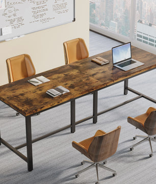 Extra Lange Bureau voor 2 Personen - 200 cm Breed Werkstation Bureau