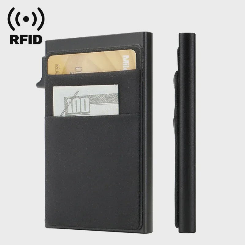 Slimme RFID Portemonnee Kaarthouder - Pop-up Aluminium Creditcard Wallet