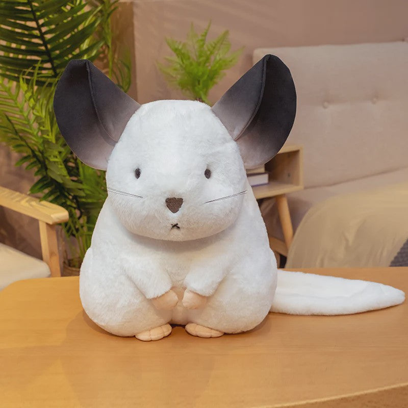 Schattige Chinchilla Pluche Kussen - Zacht Pluche Dier Speelgoed voor Kinderen