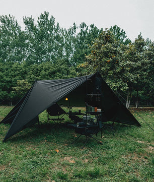 Aricxi Black Coating Tarp - Waterdicht Kampeer Tarp 3x3m & 4x4m