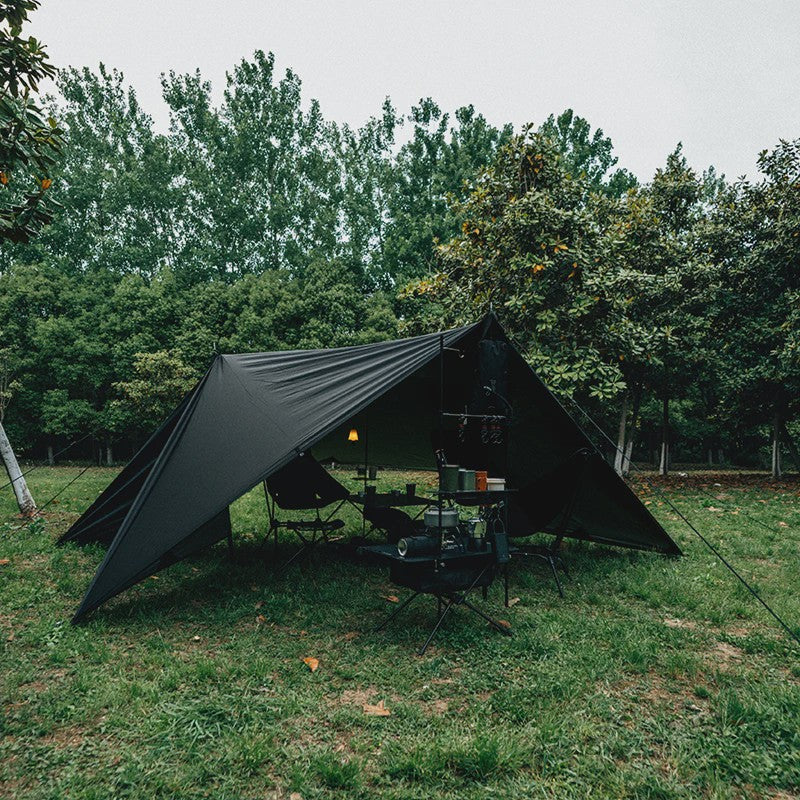 Aricxi Black Coating Tarp - Waterdicht Kampeer Tarp 3x3m & 4x4m