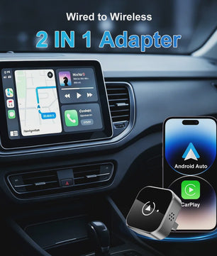 Draadloze CarPlay & Android Auto Adapter: Upgrade je autoradio met Plug & Play gemak