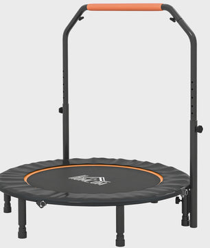 Fitness Trampoline voor Volwassenen - Ø114cm, Inklapbaar, Verstelbare Handgreep