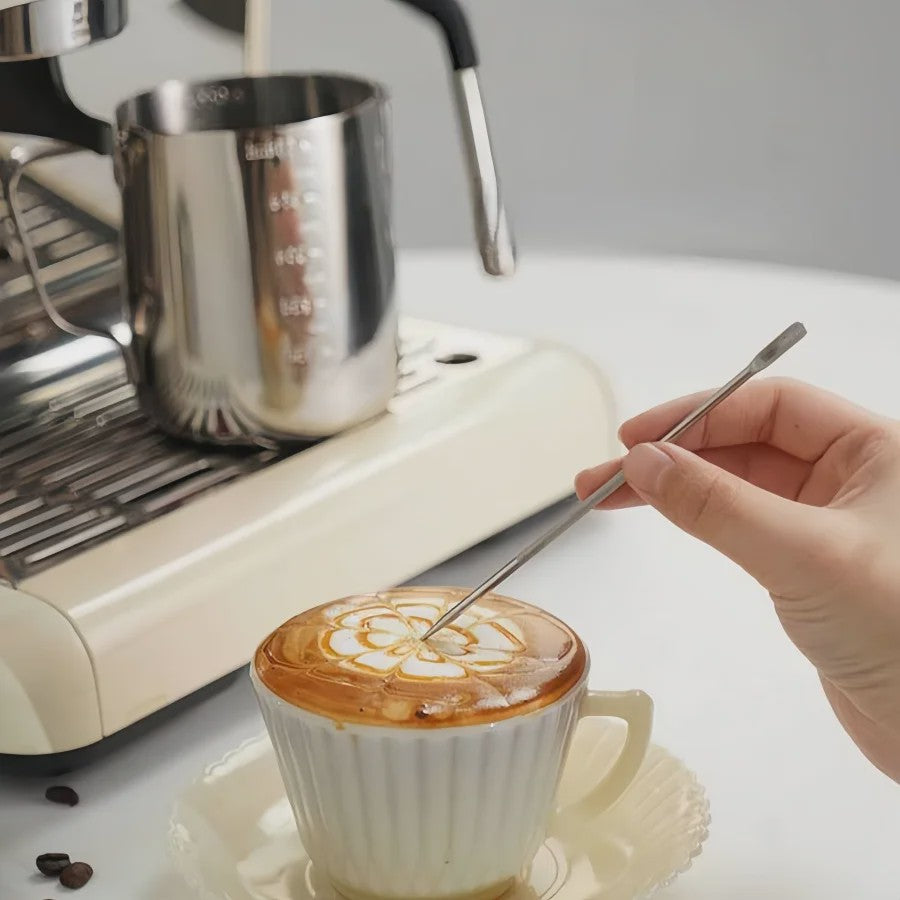 RVS Melkopschuimkan - Barista Kwaliteit voor Perfecte Latte Art