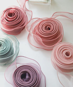 Luxe Chiffon & Organza Lint - Perfect voor Knutselen, Cadeauverpakking & Bruiloftsdecoratie