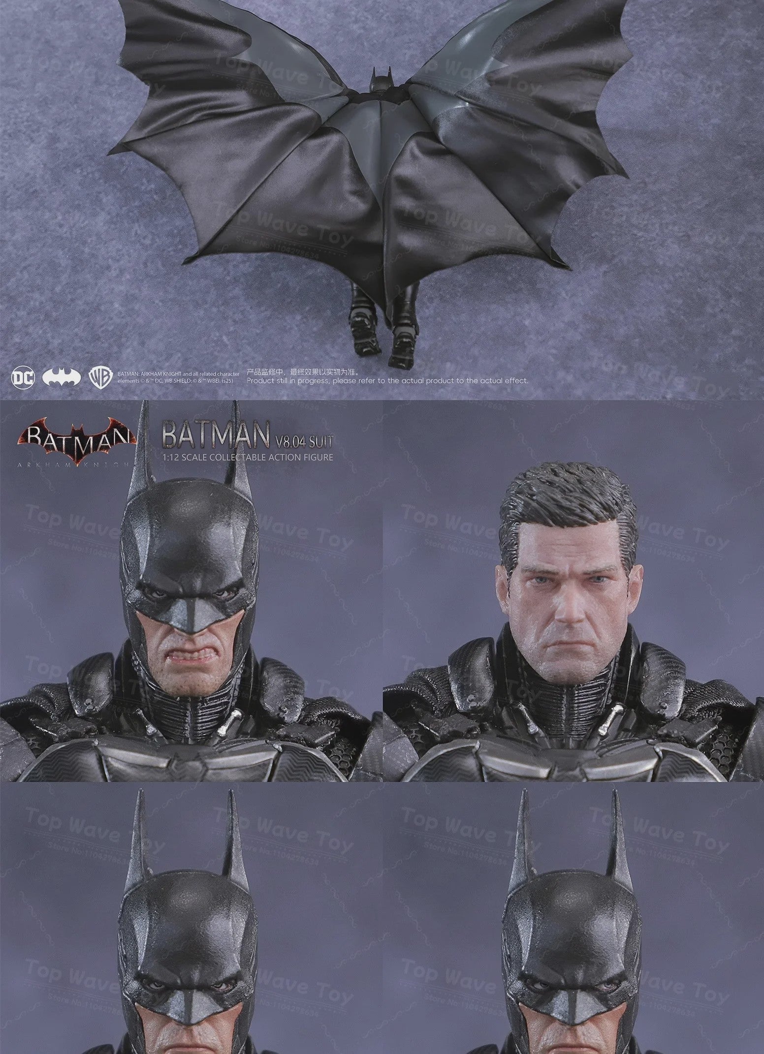 Batman Arkham Knight Actiefiguur 1/12 Schaal - 6-Inch Model Speelgoed