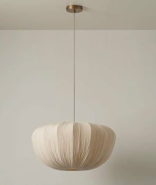 Wabi Sabi Stof Plafondlamp - Scandinavisch Design Hanglamp voor Woonkamer, Eetkamer & Slaapkamer
