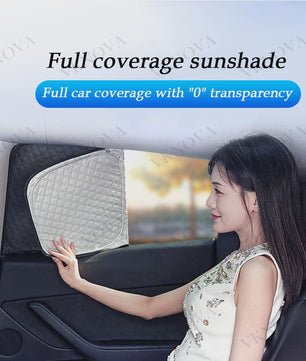 Set Zonneschermen voor Tesla Model 3/Y (2017-2025) - Privacy & UV Bescherming