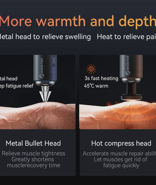 Booster Massage Gun: Krachtige Fascia Gun voor Diepe Spierontspanning en Herstel
