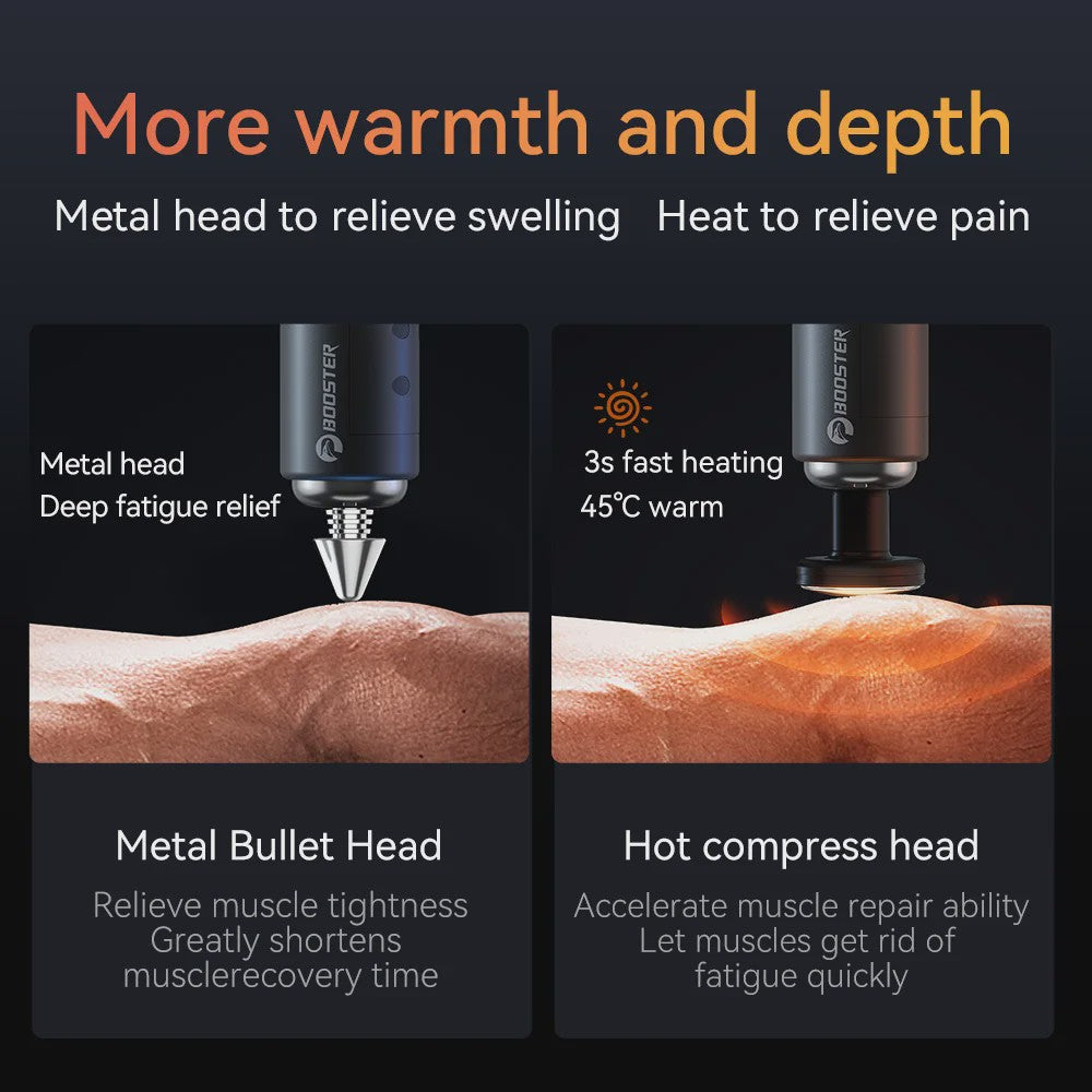 Booster Massage Gun: Krachtige Fascia Gun voor Diepe Spierontspanning en Herstel