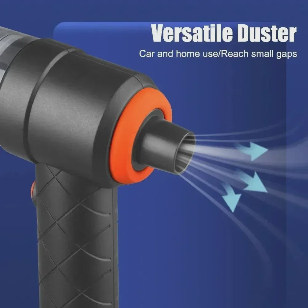 Draadloze Auto Kruimeldief 9000Pa - Draagbare Mini Stofzuiger met USB Opladen (1200mAh) voor Auto & Huis