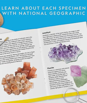 STEM Mega Edelsteen Uitgraaf Kit: Ontdek Echte Kristallen en Mineralen