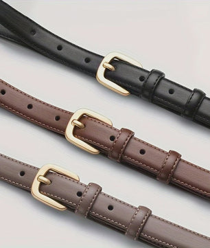 2-Pack Casual Dames Riemen met Naaldbuckle - Stijlvol & Hoogwaardig voor Dagelijks Gebruik