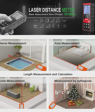 Noyafa NF-271 Laser Afstandsmeter - Precisie tot 80m