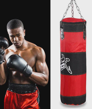 Zware Bokszak met Ketting en Ophanghaak - Ideaal voor Fitness, MMA, Kickboksen