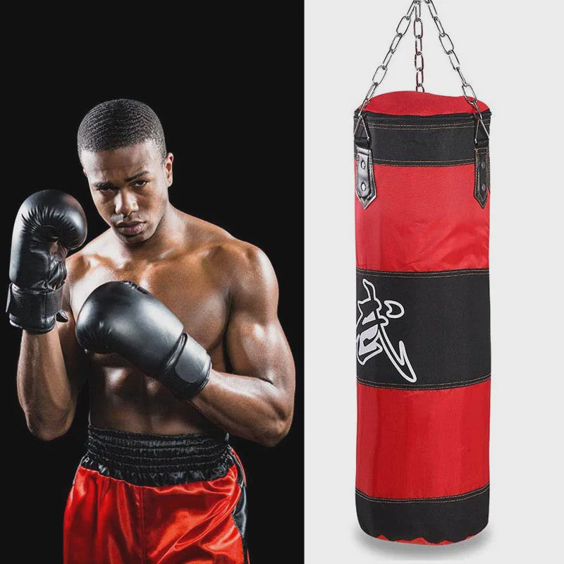 Zware Bokszak met Ketting en Ophanghaak - Ideaal voor Fitness, MMA, Kickboksen