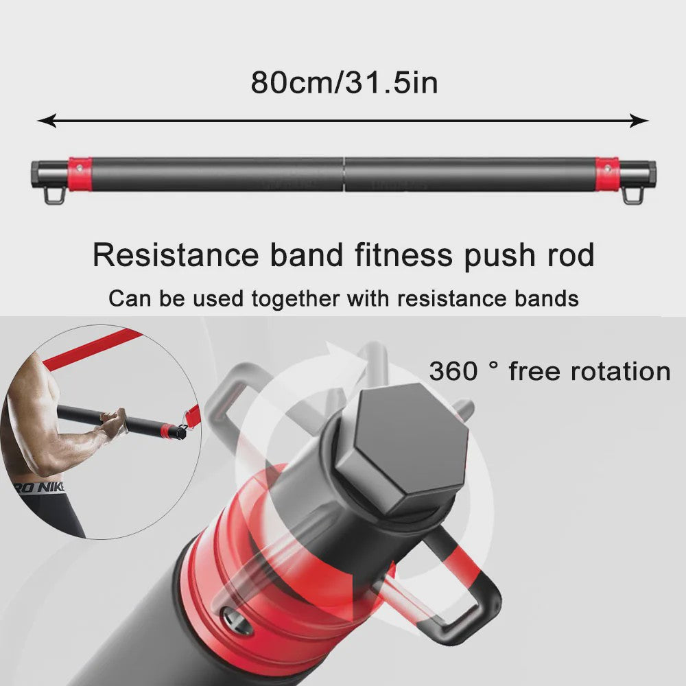Verstelbare Weerstandsbanden Set (20-200 LBS) voor Krachttraining & Fitness