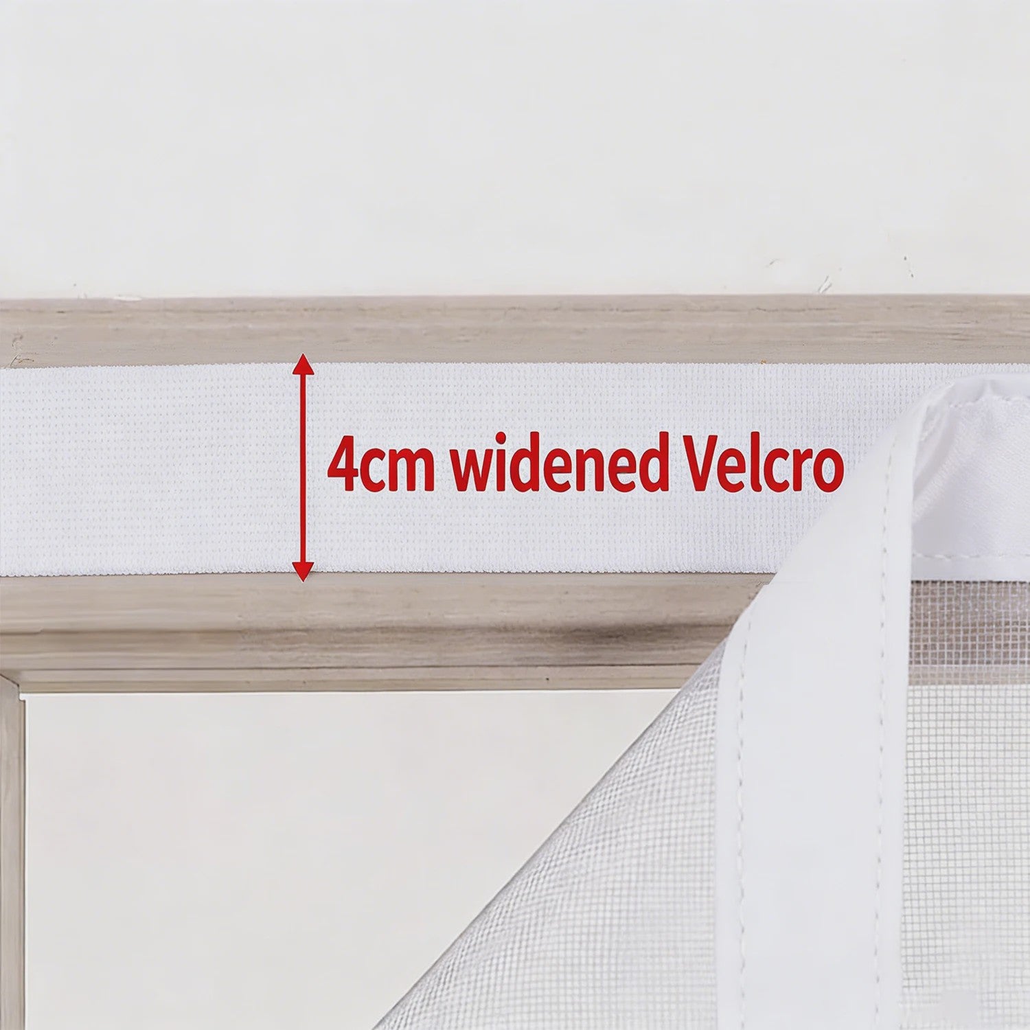Magnetische Deurhor Zelfsluitend - Insectenwerend & Handsfree - Wit