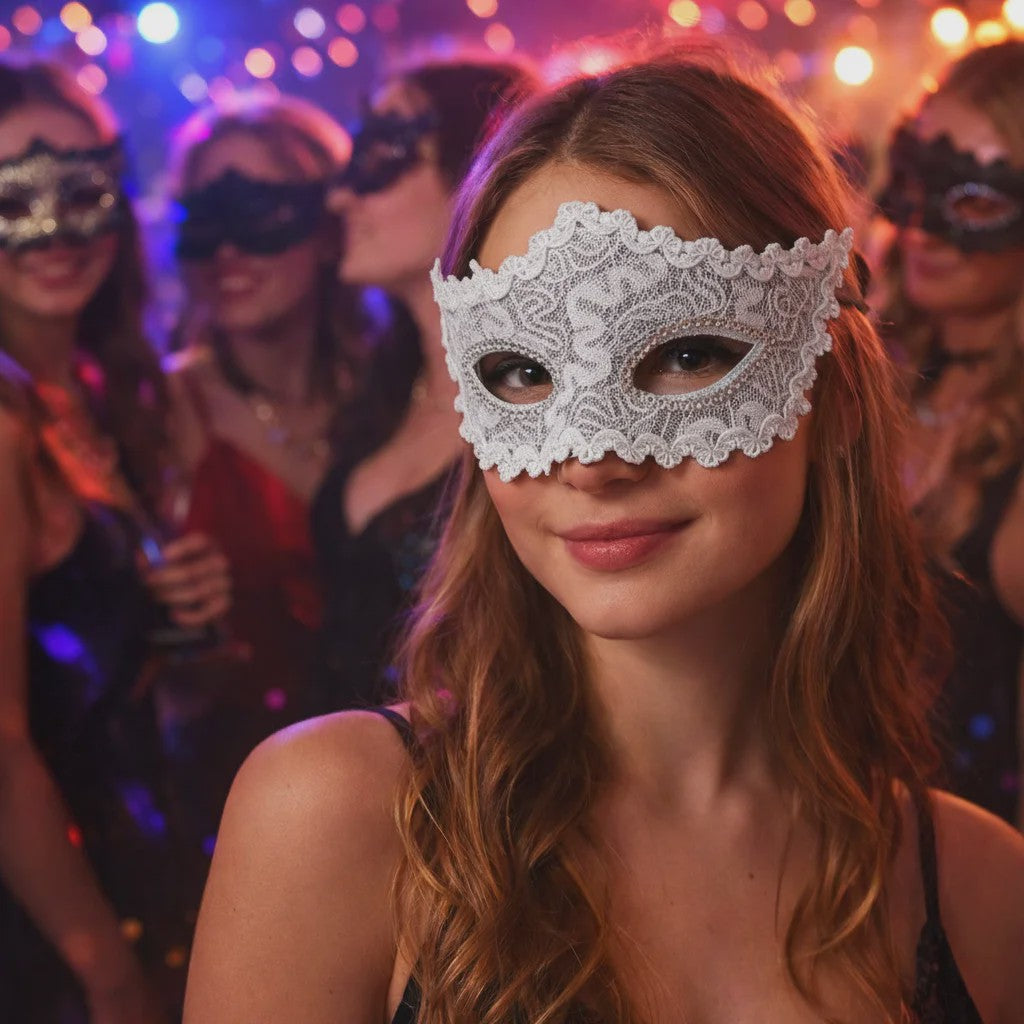 Luxe Venetiaans Masker - Half Gezicht Feest & Festival Accessoire