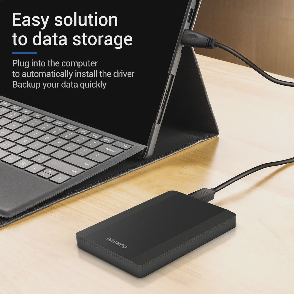 Externe Harde Schijf USB 3.0 (250GB-1TB) - Plug & Play Opslag