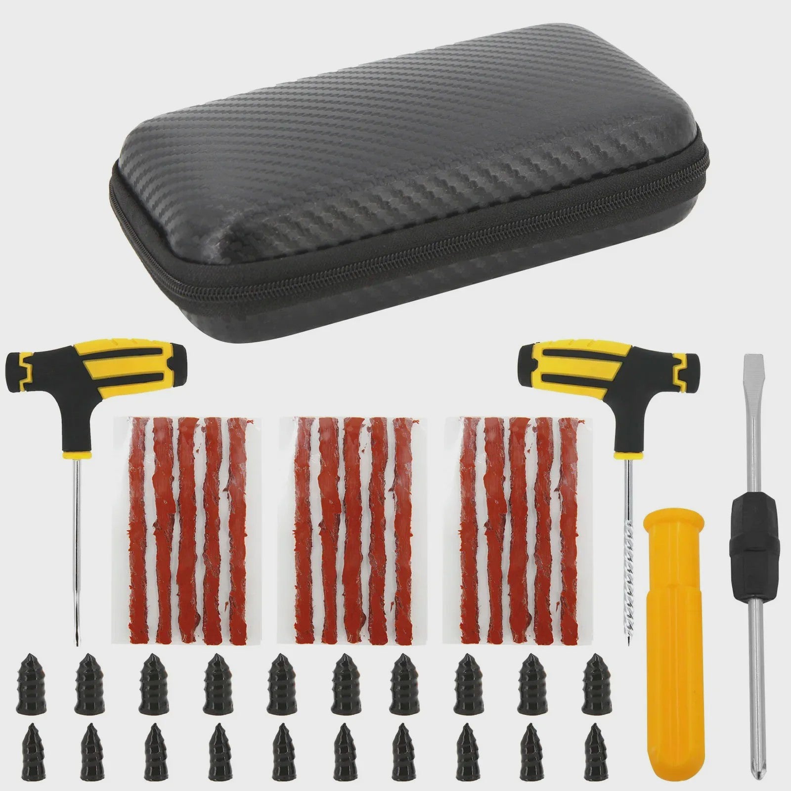 Universele Bandenreparatieset Motor & Auto - Incl. EVA Opbergkoffer