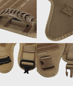 Tactisch Hondentuig voor Training & Werk - Militair Stijl Vest voor Grote Honden