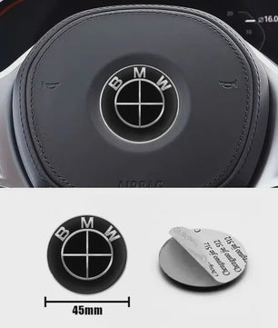 45mm BMW Stuurwiel Badge Embleem Sticker - M Performance Styling