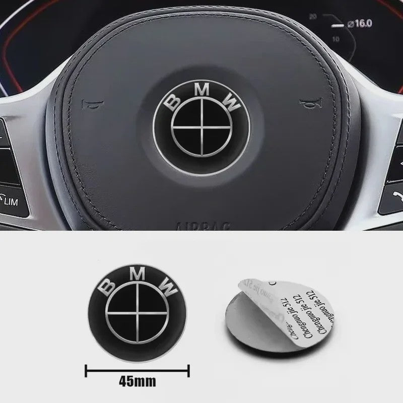 45mm BMW Stuurwiel Badge Embleem Sticker - M Performance Styling
