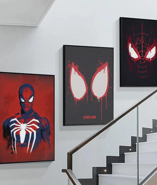 Frameloze Spiderman Poster - Marvel Kunst Print voor Woonkamer, Slaapkamer, Bar